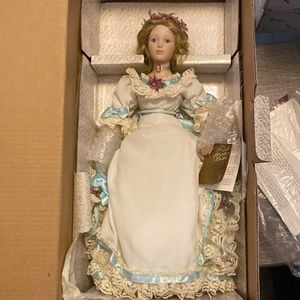 Flawed Franklin Heirloom Doll 1984 From Little Women Amy 17" Tall